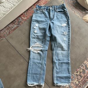 Abercrombie High Rise Mom Jeans